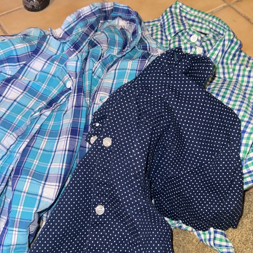 Boys button up shirts